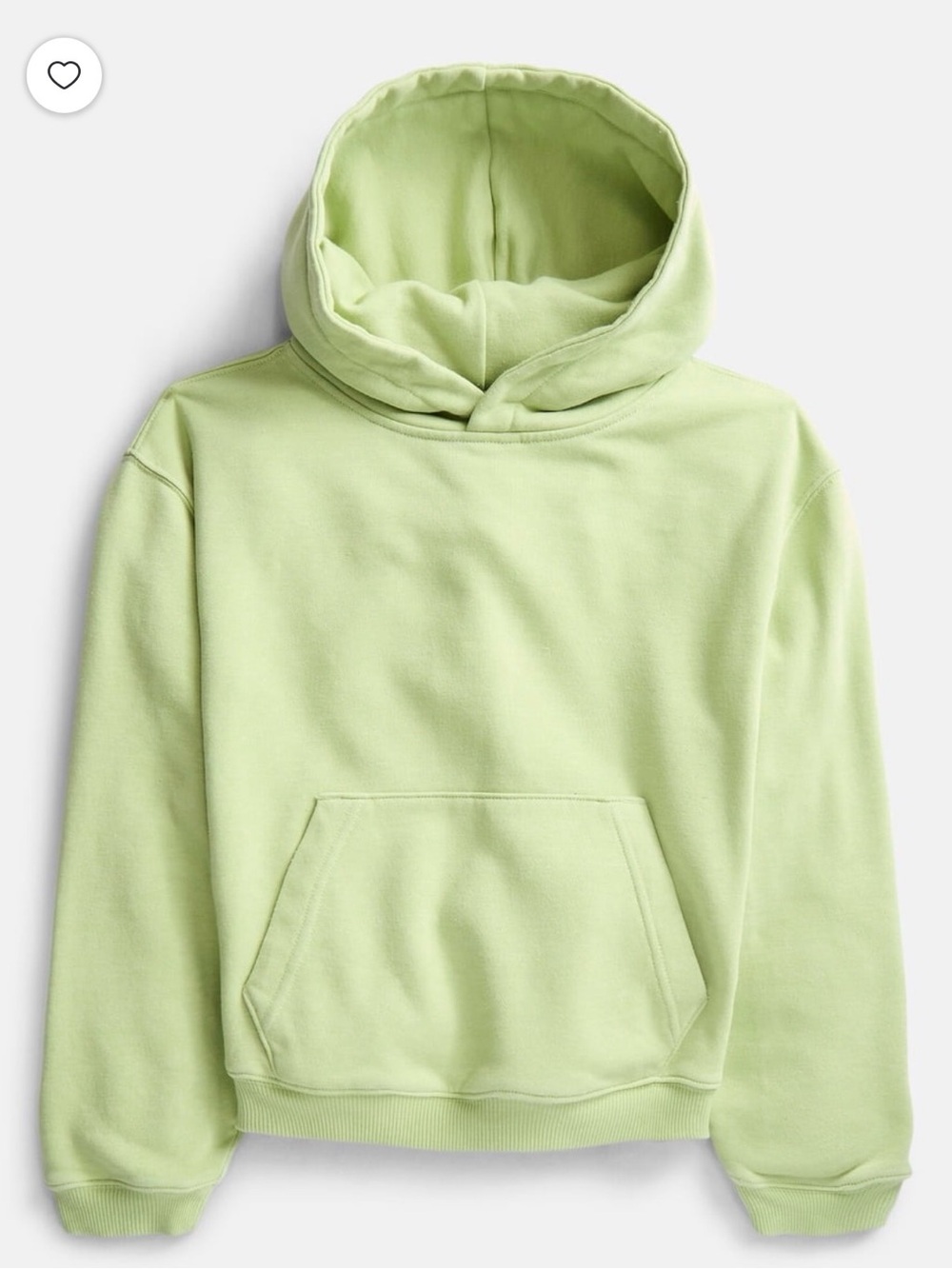 Boys fleece pullover Light Green Hooded Sweater